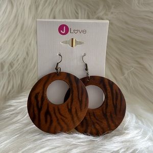 J Love Animal Print Earrings